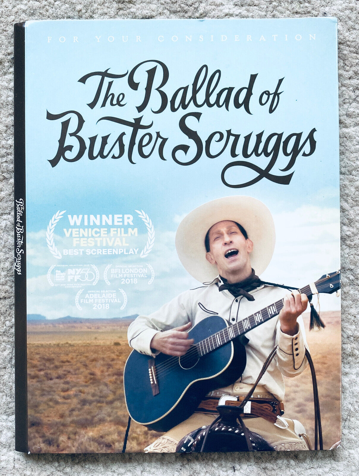 The Ballad of Buster Scruggs Netflix DVD FYC Screener Coen