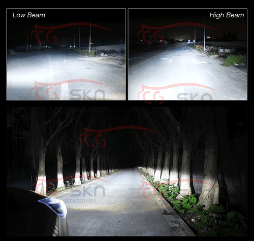 Fit 04-08 Ford F150 06-08 Lincoln Mark LT LED Halo Projector Headlight Bulbs 4PC - Picture 5 of 5