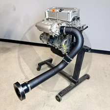 Valex Racing Through Bumper Intake Kit w Velocity Stack for K Swap EG EK | Black