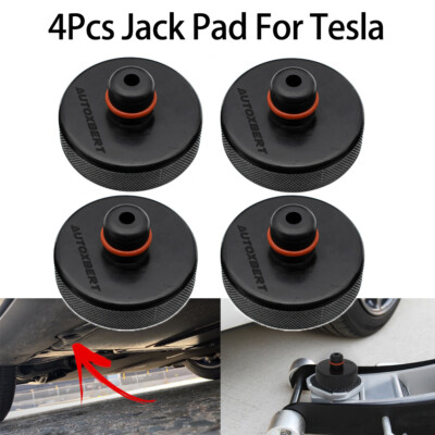 4X Gummiauflage Wagenheberaufnahme Jack Pad Gummipuffer Für Tesla Model 3 S Y X
