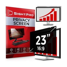 SightPro 23 Inch Computer Privacy Screen Filter for 16:9 Widescreen Monitor -...