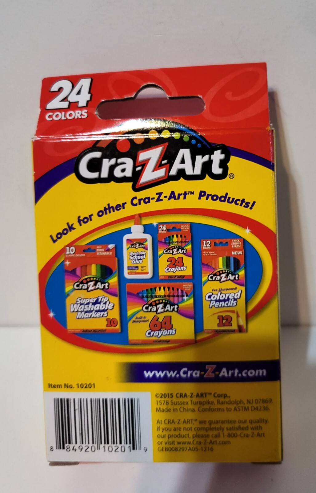 3 boxes of CraZArt Crayons 24 pack (nontoxic) School Quality eBay