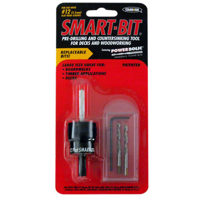 Starborn NO.12 SMART-BIT FLAT HEAD COUNTERSINK DRILL BIT For Decks ...