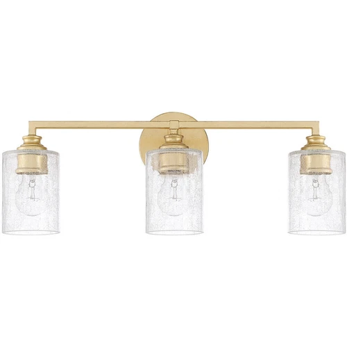 Capital Lighting 120531CG-422 Capital Gold 3-Light 9"T Bathroom Vanity Light - Picture 2 of 2