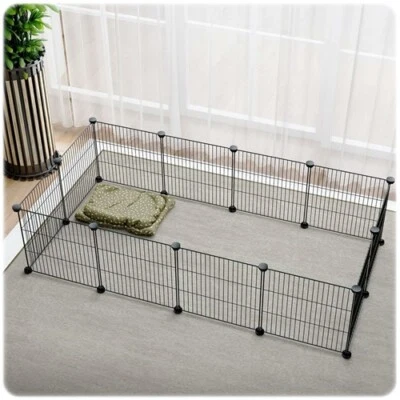 Pig Yard Fence Cage Kennel Crate Pet Playpen Small Animals Dog Big Rabbit Guinea