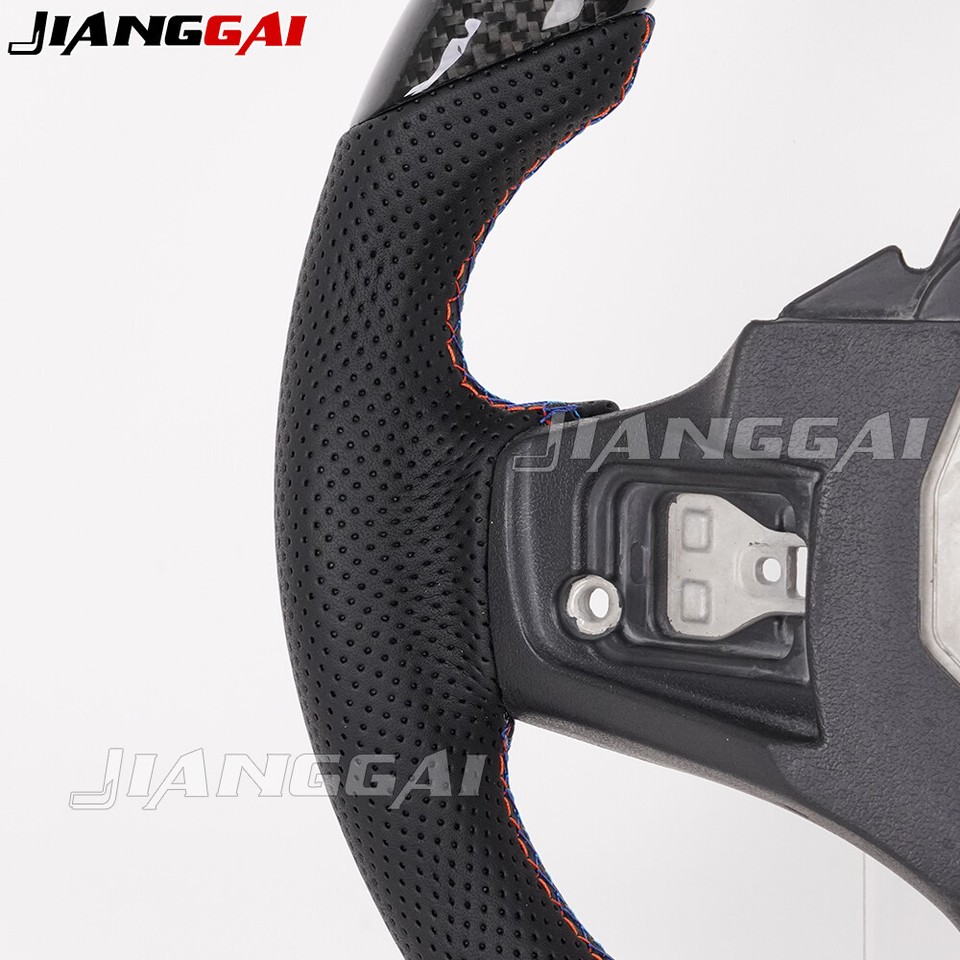 Real Carbon Fiber M Stripe Steering Wheel For Bmw G20 G28 G80 G22 G29 W