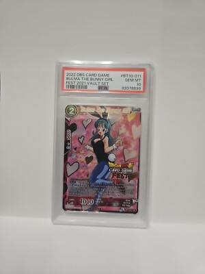 2022 Bulma The Bunny Girl Fest Stamped DBS PSA 10 | eBay