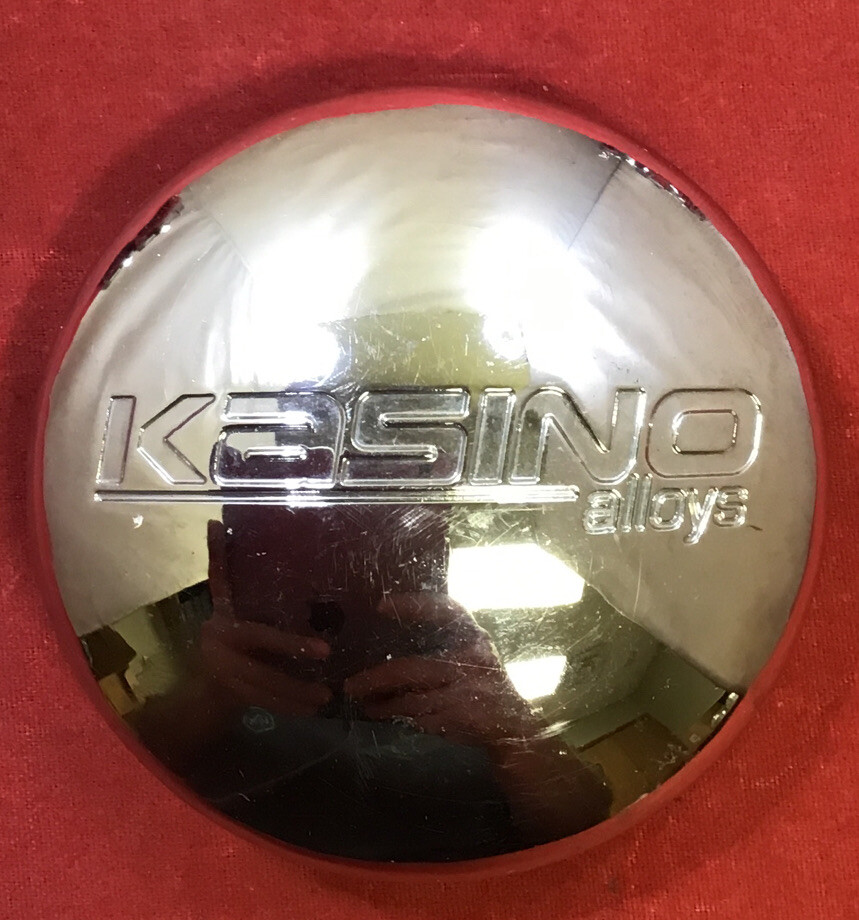 ONE NEW KASINO ALLOYS CHROME CENTERCAP 573K65/A0104 11611