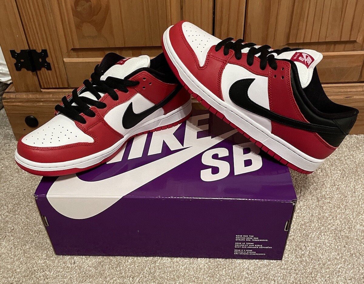 Nike SB Dunk Low J-Pack Chicago Red/Black/White UK9/US10