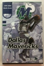 1999-2000 Dallas Mavericks Team Media Guide. EX Cond! Michael Finley on Cover!