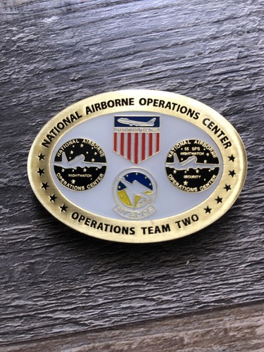 National Airborne Operations Center Team 2 Commander Serialized Challenge Coin - Picture 2 of 2