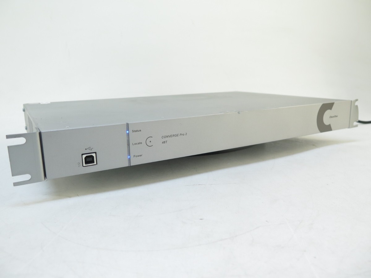 美品Clear One Converge Pro 2 48T 動作品 CONVERGE® Pro 2 48T | Mic automixer | Telco interface | ClearOne