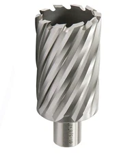 HSS Annular Cutter 1-5/8 In.x 2 In. with 3/4 In.Weldon Shank Metal Hole Cutting