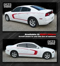Dodge Charger Side Scallop Accent C-Stripes Decals 2011 2012 2013 2014 Pro Motor