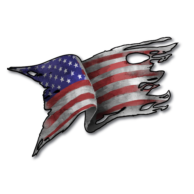 USA Flag Sticker 2x3 Inch – Red White Blue Vinyl Decal For Car, Laptop, Bumper, Made In USA 8 thumbnail image