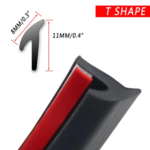 5m Auto Türdichtung Dichtung Gummi Tür Kofferraum Dichtband Streifen Universal - Bild 2 von 7
