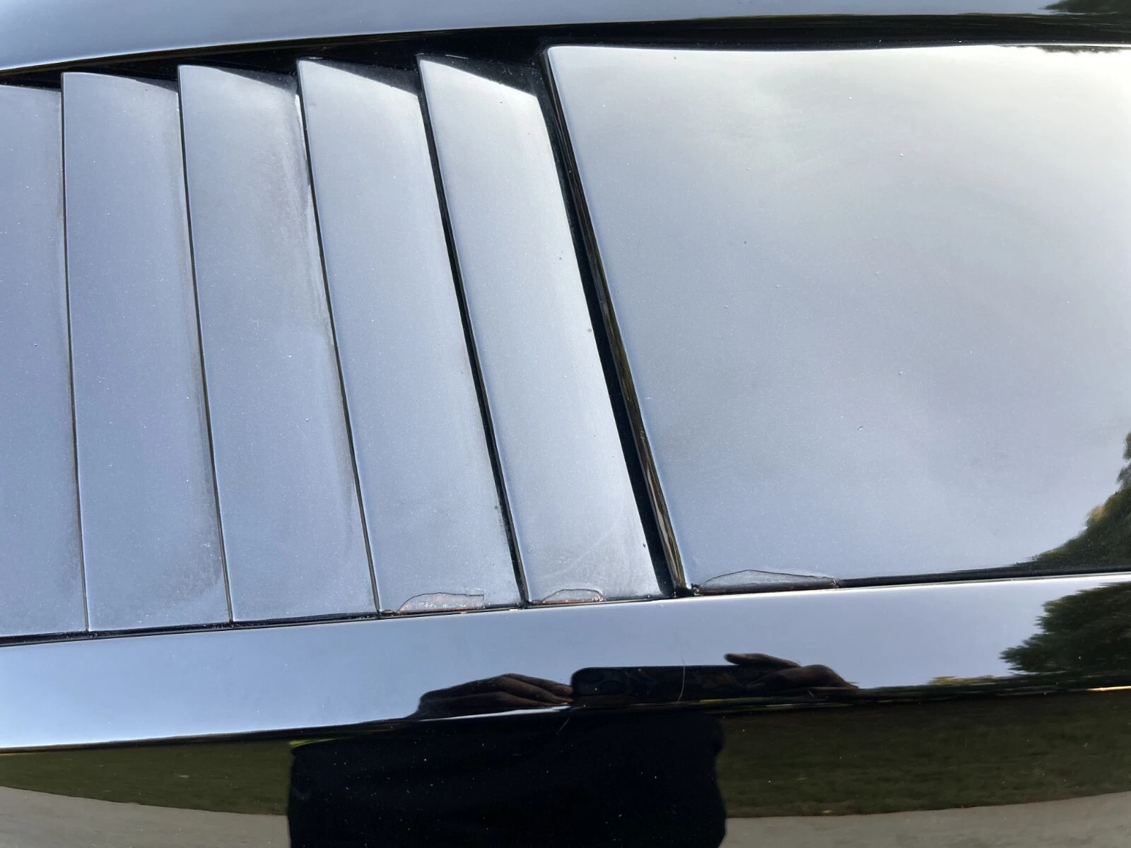 Lamborghini Gallardo Right Quarter Panel Damage View