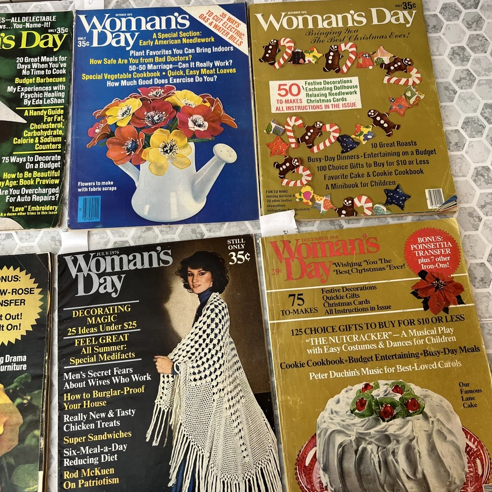 8-Vintage Advertising in Womans Day Magazine 1975-76 #1 - Image 2 of 4