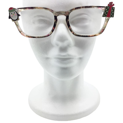 Christmas Reading Glasses 2.75 Readers Embellished Green Eyeglasses Penguin Gift