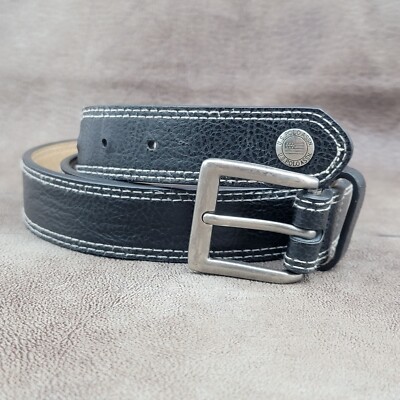 U.S. Polo Assn. Men's Black Dress Belt Size L/XL Teacher Work Wardrobe Geek