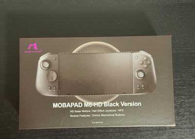 MOBAPAD M6-HD Black Controller Hall Effect Joysticks NFC Macro Mechanical Switch