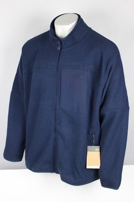The North Face Men's Big Front Range Jacket Fleece Full Zip Summit Navy Heather