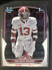 #74 Malachi Moore, Alabama Crimson Tide - 1st Bowman 2022 Bowman U Chrome