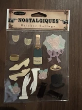 3 Packs Vintage Unopened Jolee’s Boutique Sticker Collage Nostalgiques Party