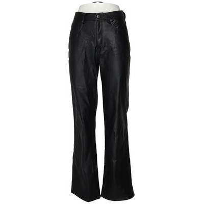 H&M, Hose, Größe: 38, Schwarz, Polyester/Polyurethan, Einfarbig #kBc