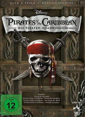 Pirates of the Caribbean 1-4 Collection [8 DVDs] ZUSTAND SEHR GUT