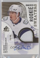 2023-24 SP Game Used Rookie Sweaters Inked 26/49 Aidan McDonough Patch Auto 1u6
