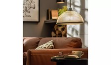 Habitat Eumee Clear Glass Easy Fit Lampshade - 30cm (OPENED BOX)