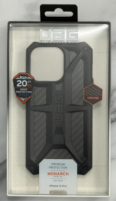 Urban Armor Gear UAG Monarch Carbon Fiber iPhone 13 Pro Case New In Box NIB