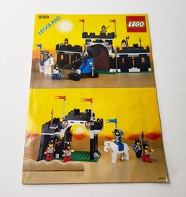 LEGO 6059 Knight's Stronghold 1990 - Complete w/ Box, Manual, Pamphlet & Sprue