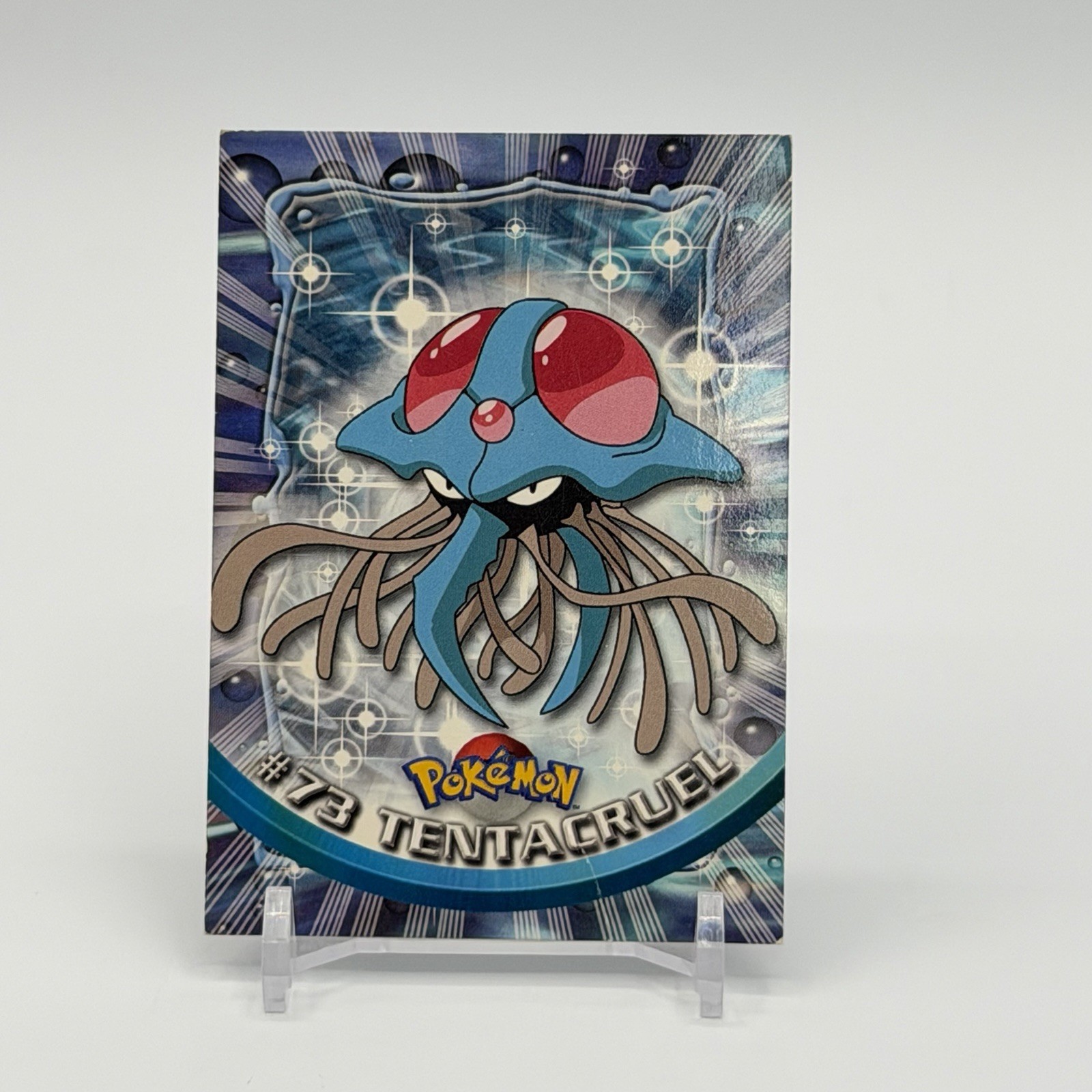 Pokemon 1999 Topps #73 Tentacruel TV Animation Edition Series 1 Blue Logo LP