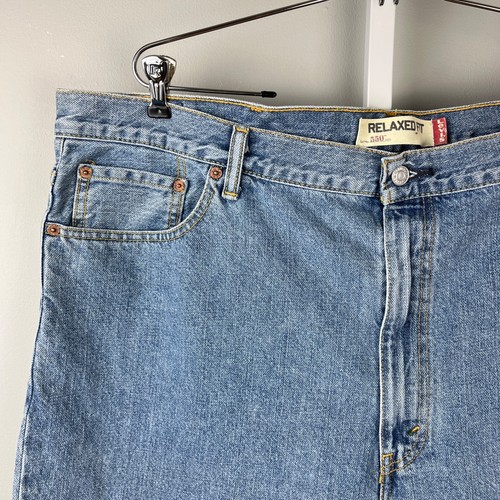 Levi's 550 Relaxed Fit Denim Jean Shorts Jorts Mens Size 44 Classic 100% Cotton - Picture 2 of 7