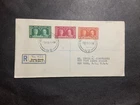 New Zealand 1935 Registered FDC cover to the USA KGV Silver Jubilee Wellington