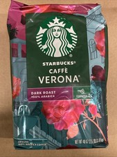 Starbucks Caffe Verona Ground Coffee Dark Roast 40 Oz 03/27/26 Free Shipping! 12.00 per pound