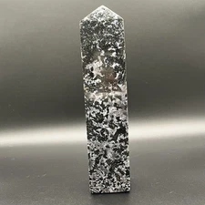 1796g! Mystic Merlinite Point (Natural Indigo Gabbro Tower) New, 9.25 inches T