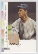 2003 Topps Gallery Hall of Fame Edition ARTifact Relics Bucky Harris HOF uk2