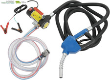 Diesel Fuel Transfer Pump Kit, 10 GPM 12V DC Portable Electric Self-Priming Fuel