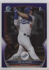 2023 Bowman Draft Chrome Purple Refractor /250 Joe Vetrano #BDC-91 2v5