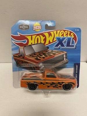 ホットウィール '83 シェビー シルバラード オレンジ 🔥2026 Hot Wheels XL First Edition '83 Chevy Silverado Orange NIB
