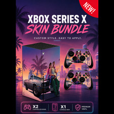 GTA 6 Custom Design Skin Sticker Decal Cover for Xbox Series X