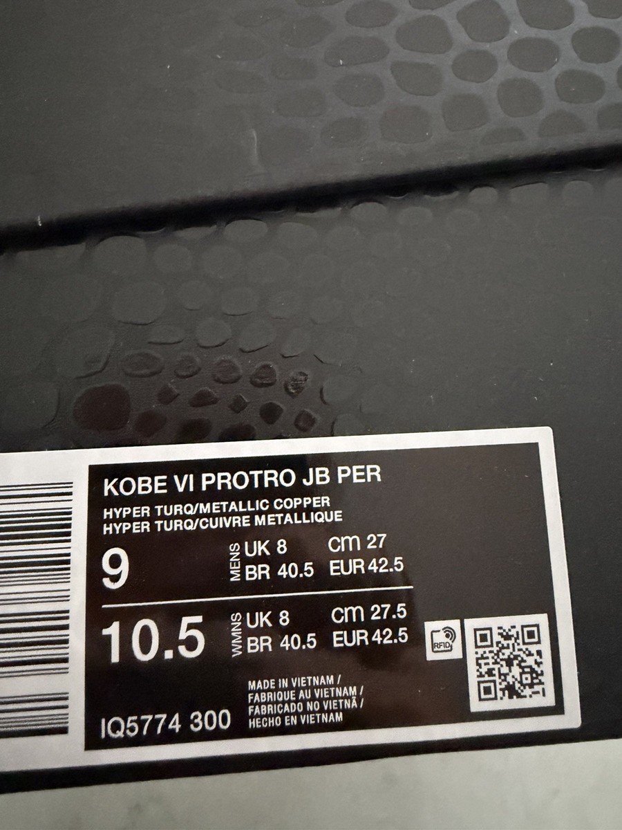 Size 9 Men - Nike Kobe 6 Protro Jalen Brunson Statue of Liberty
