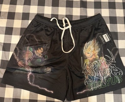 Darc Sport Dragon Ball Super Broly Mesh Athletic Shorts Black XL