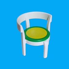 Playmobil - Chair Kitchen Chair - Stackable - White / Green - from 5329