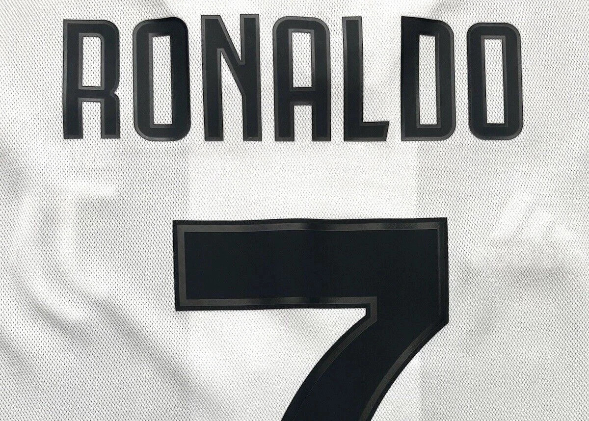 2018/19 Juventus Home Jersey #7 Ronaldo 2XL adidas Soccer Cygames