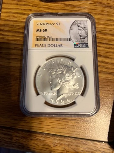 2024 $1 Peace Dollar NGC MS69 Early Releases