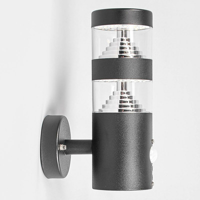 Lindby Sensor-Außenwandleuchte Lanea mit LED Außenwandlampe Lampe Leuchte